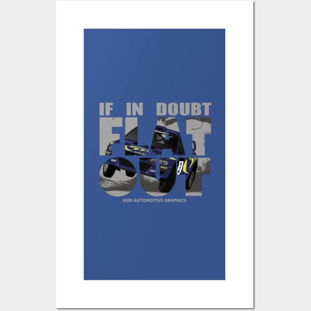 Colin McRae Tribute Flat Out Wall Art by 8800ag